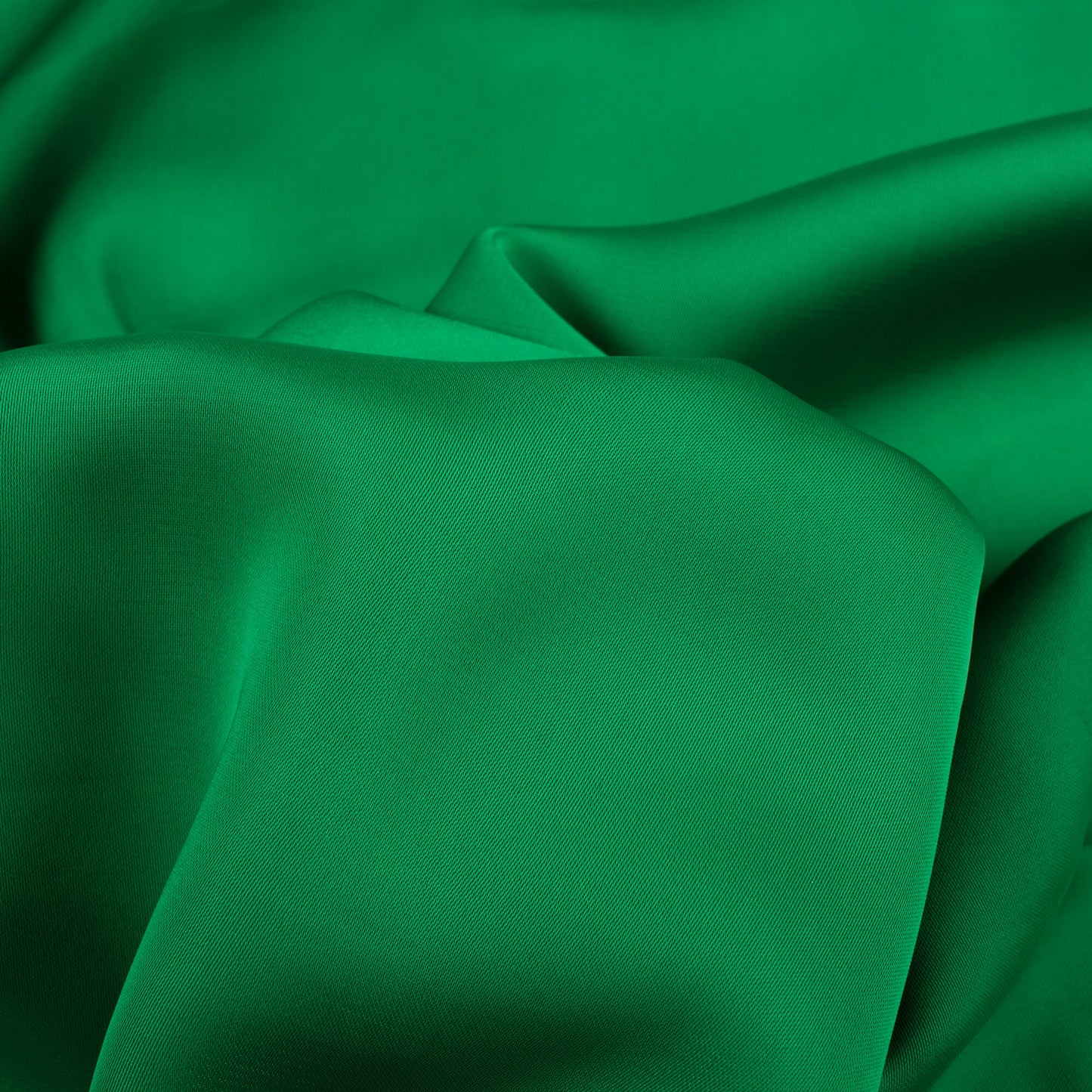 Fun Green Plain Imported Satin Fabric