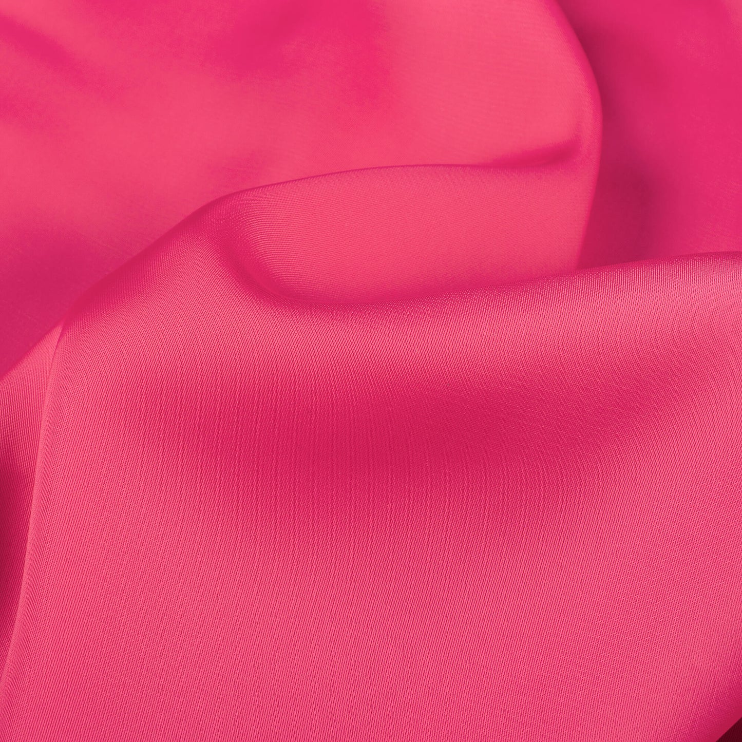 Punch Pink Plain Imported Satin Fabric