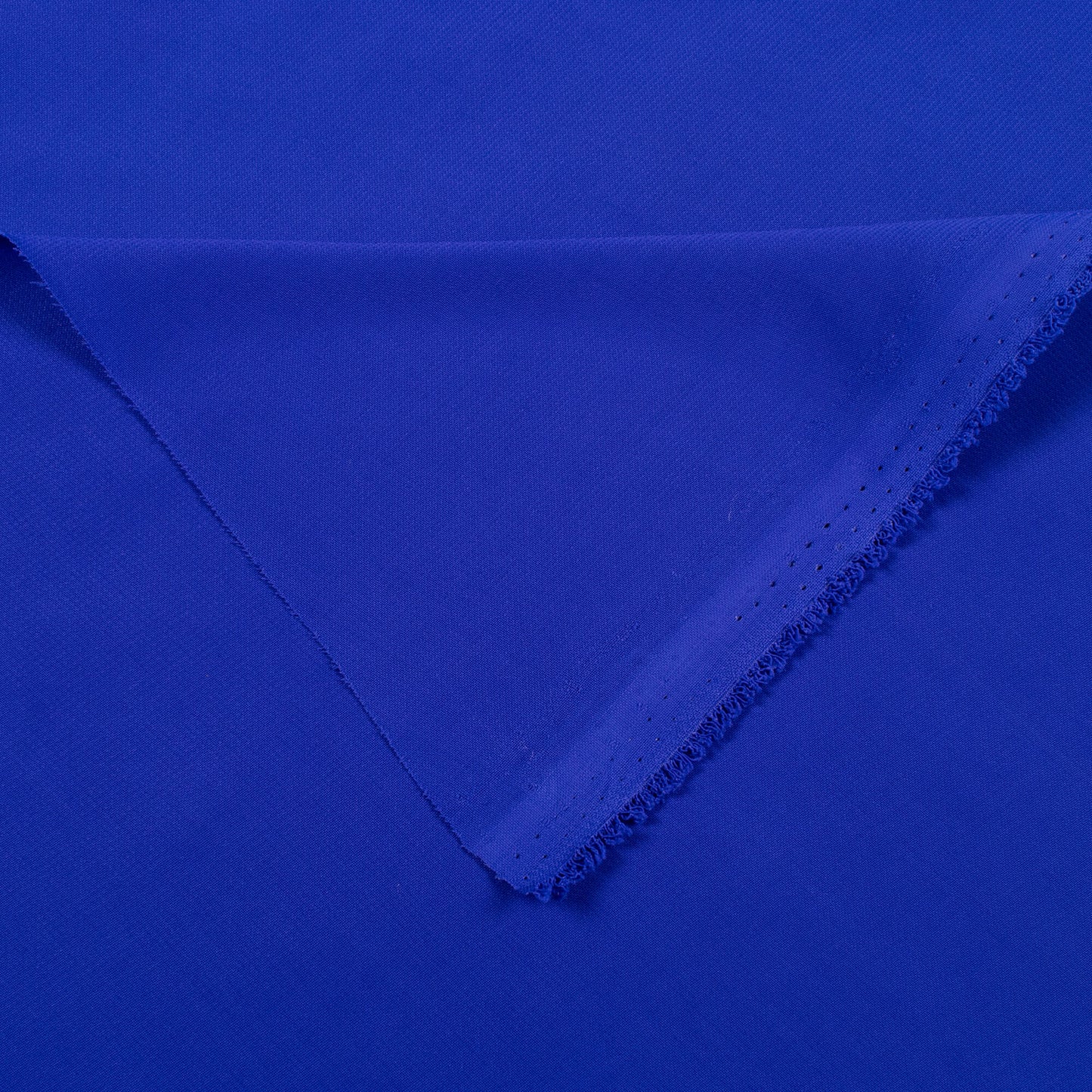 Royal Blue Plain Vintage Crepe Fabric (Width 56 Inches)