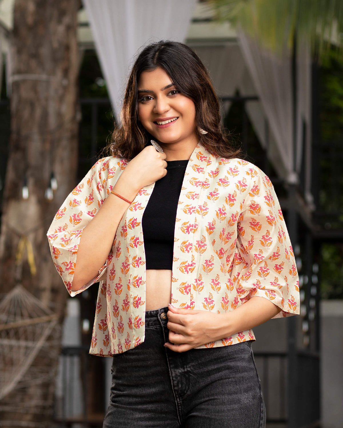 Floral Kimono Jacket