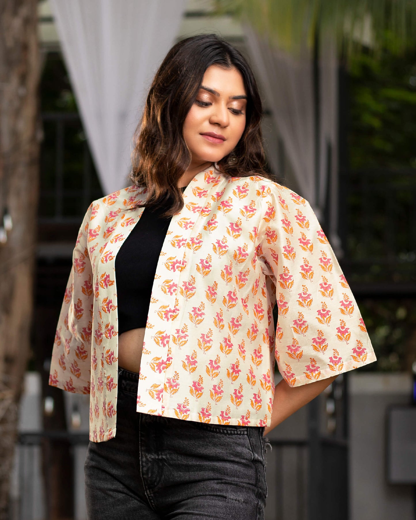 Floral Kimono Jacket