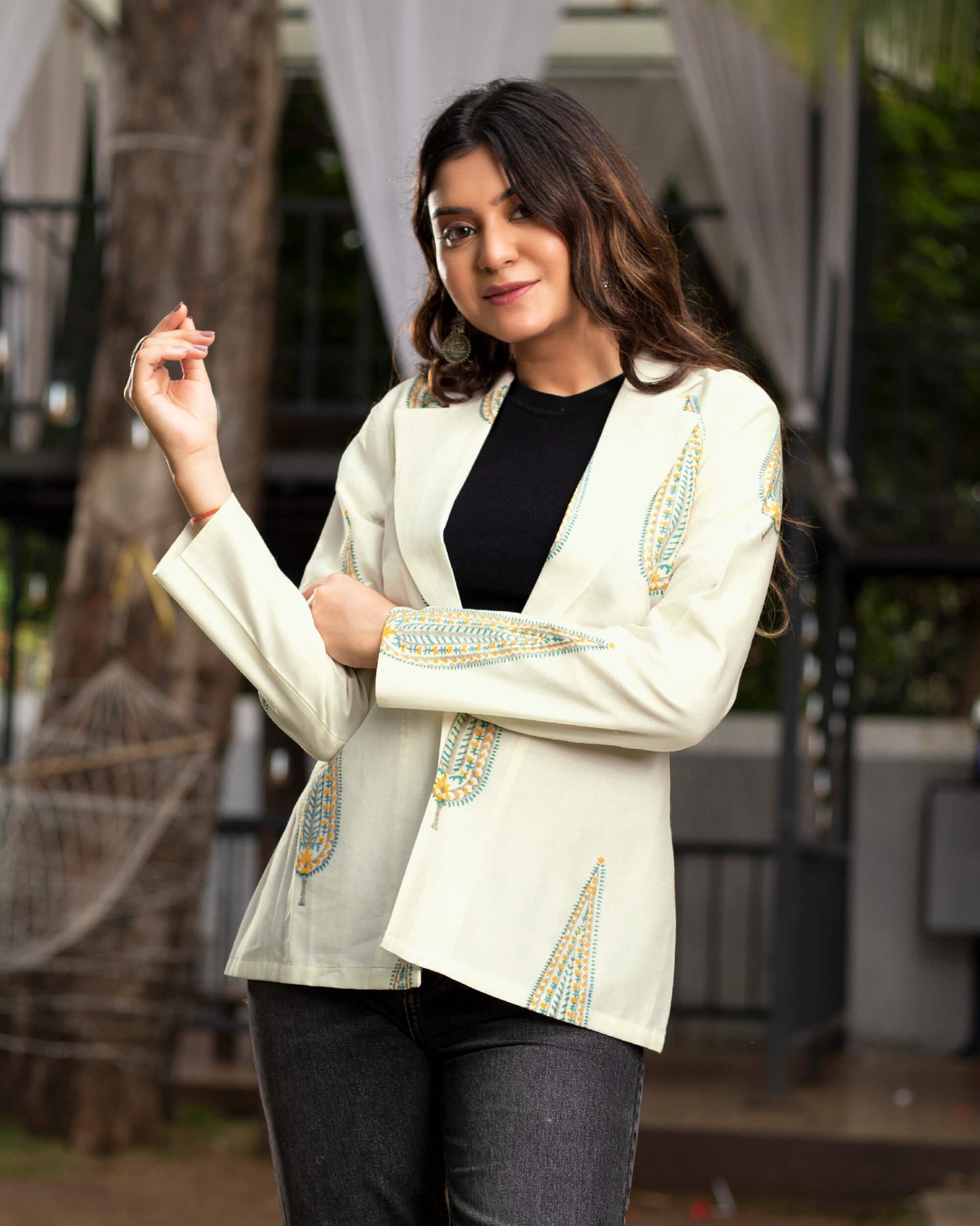 Designer Paisley Jacket For Women