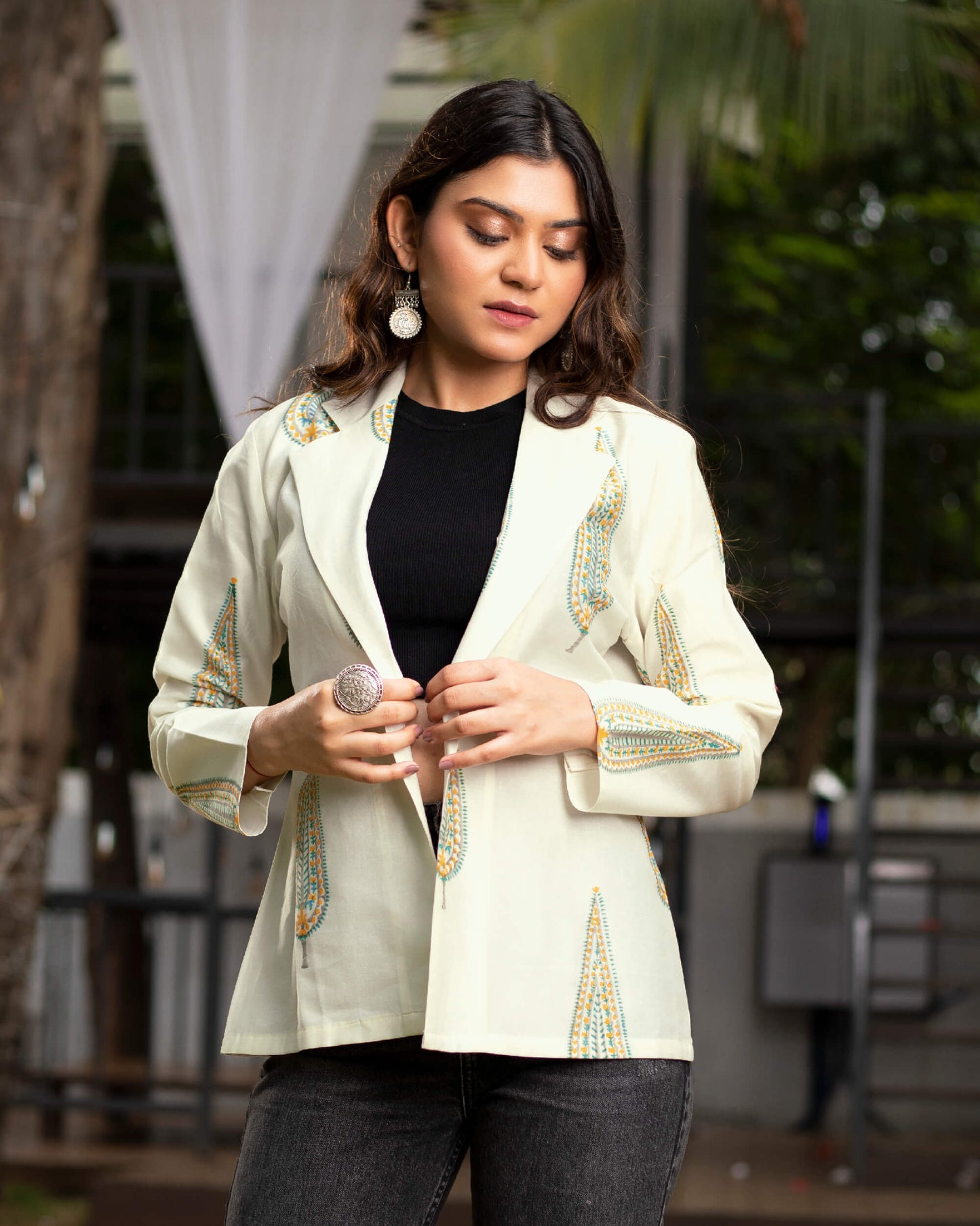 Designer Paisley Jacket For Women