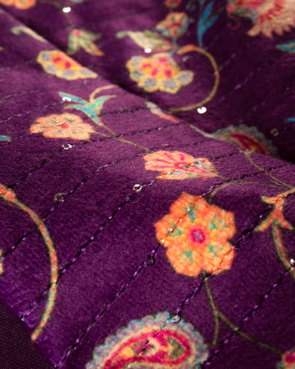 Kalamkrii Printed Superior Velvet Jacket