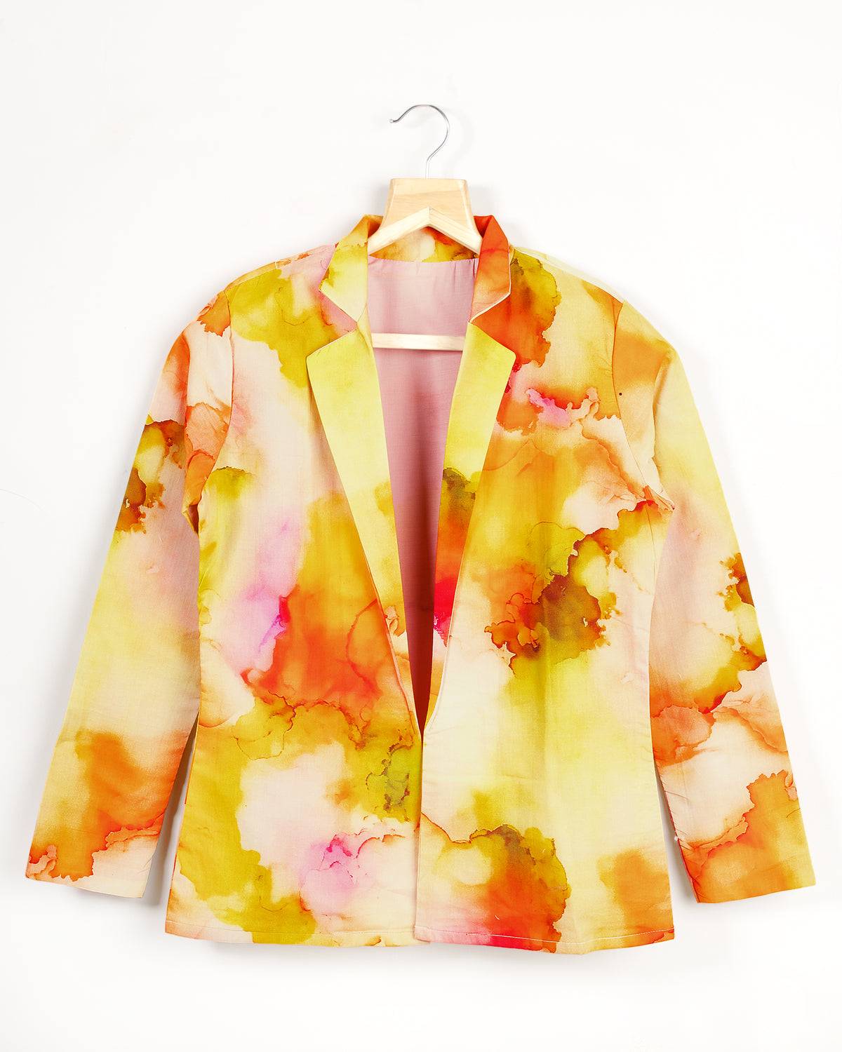 Tie & Dye Printed Kimono Jacket