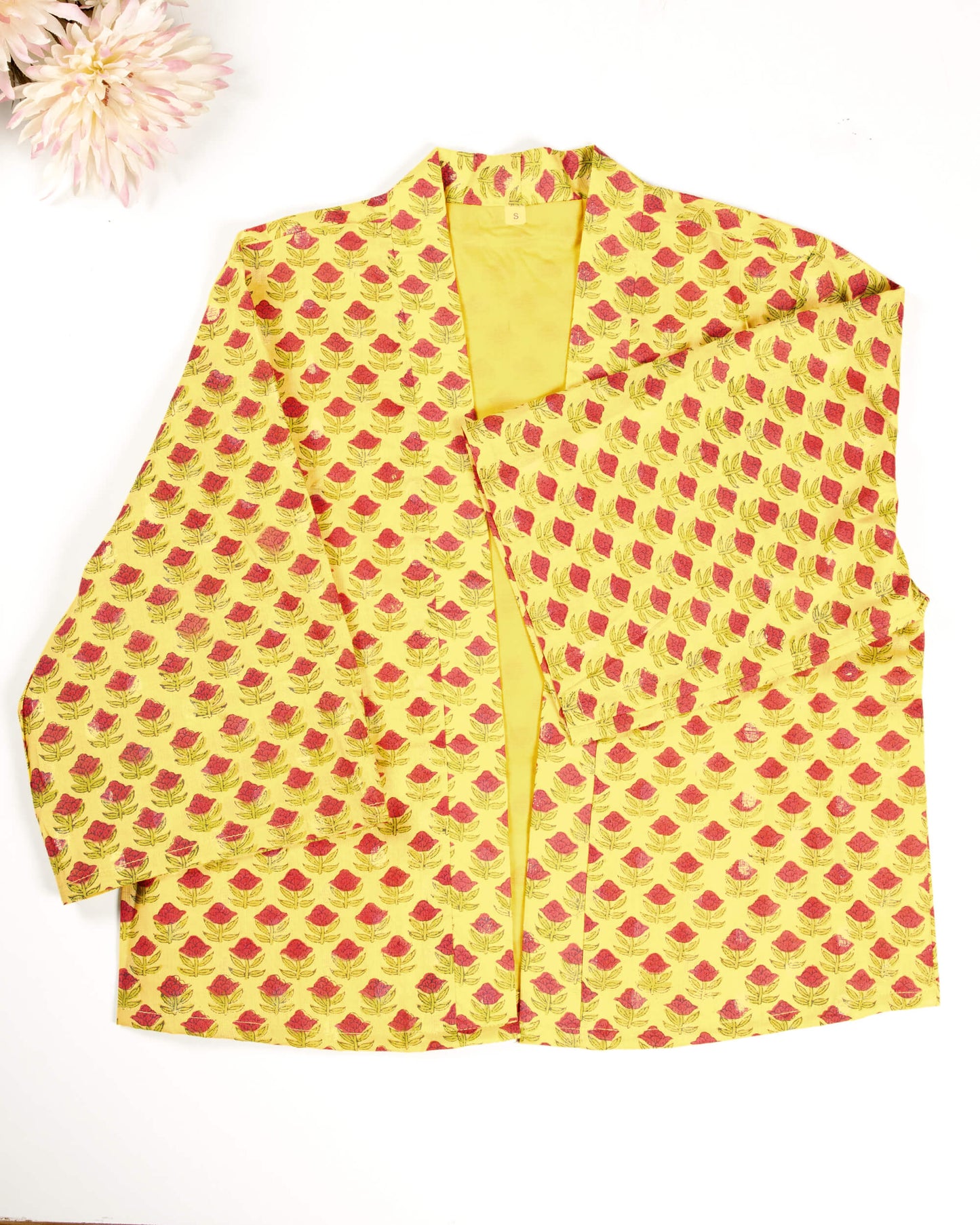 Floral Cotton Kimono Jacket