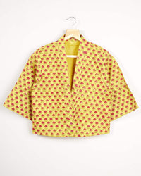 Floral Cotton Kimono Jacket