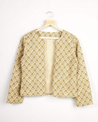 Women Geometric Tailored Ethnic Jacket