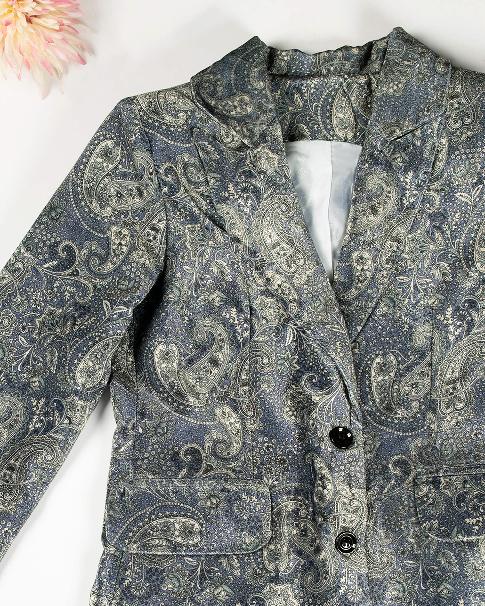 Grey hotsell paisley blazer