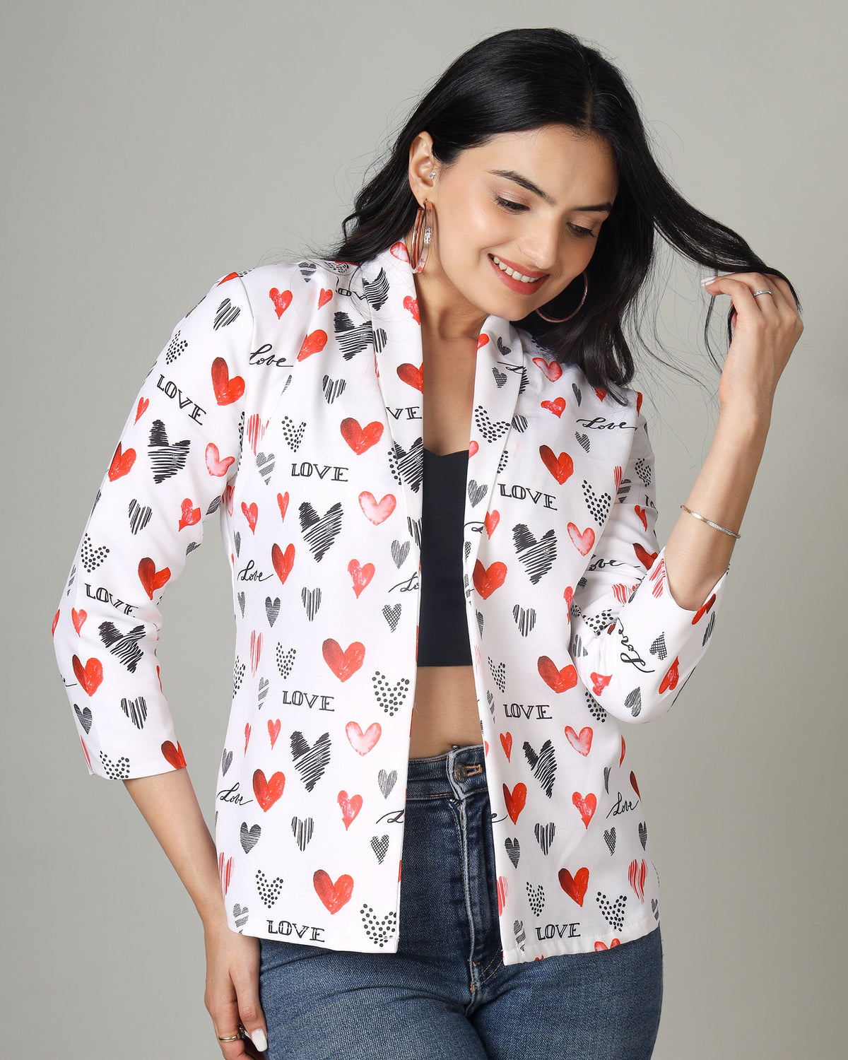 A Melody of Love in Women's Jacket