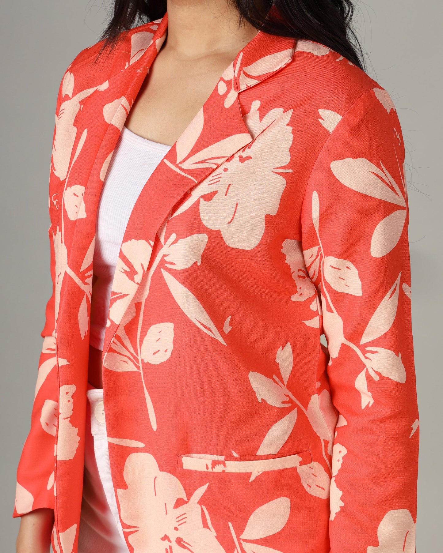 Blossom Into Style With Floral Women's Jacket