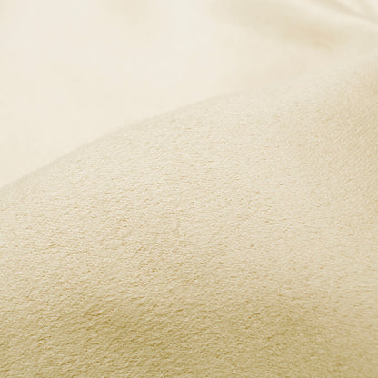 Cream Plain Suede Fabric (Width 60 Inches) - Fabcurate