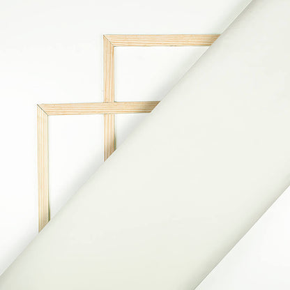 White Plain Suede Fabric (Width 58 Inches) - Fabcurate