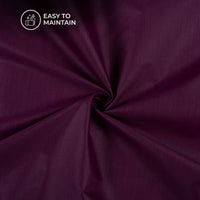 Wine Purple Plain Cotton Lining Fabric