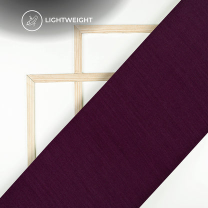 Wine Purple Plain Cotton Lining Fabric