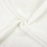 White Plain Dyeable Bemberg Raw Silk Fabric