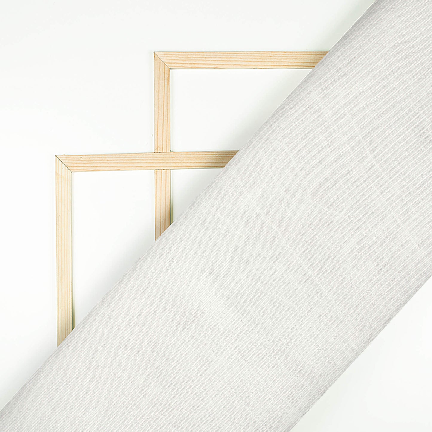 White Plain Dyeable Bemberg Raw Silk Fabric