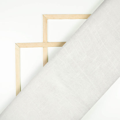 White Plain Dyeable Bemberg Raw Silk Fabric