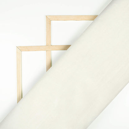 White Plain Dyeable Viscose Rayon Fabric (Width 58 )