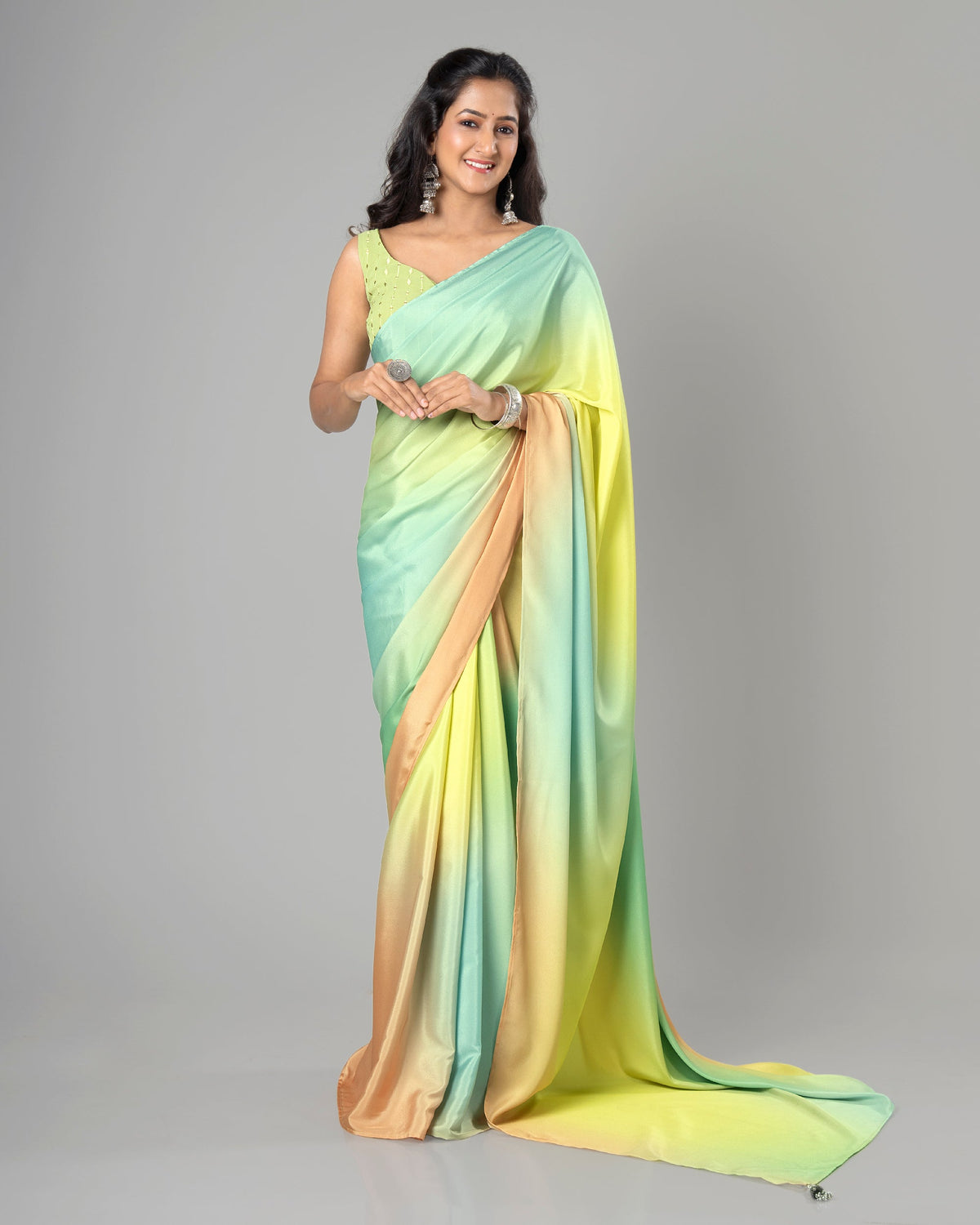 Bankcroft Women's Saree For Women Hot New Release Half Sarees Offer  Designer Saree Under 300 Combo