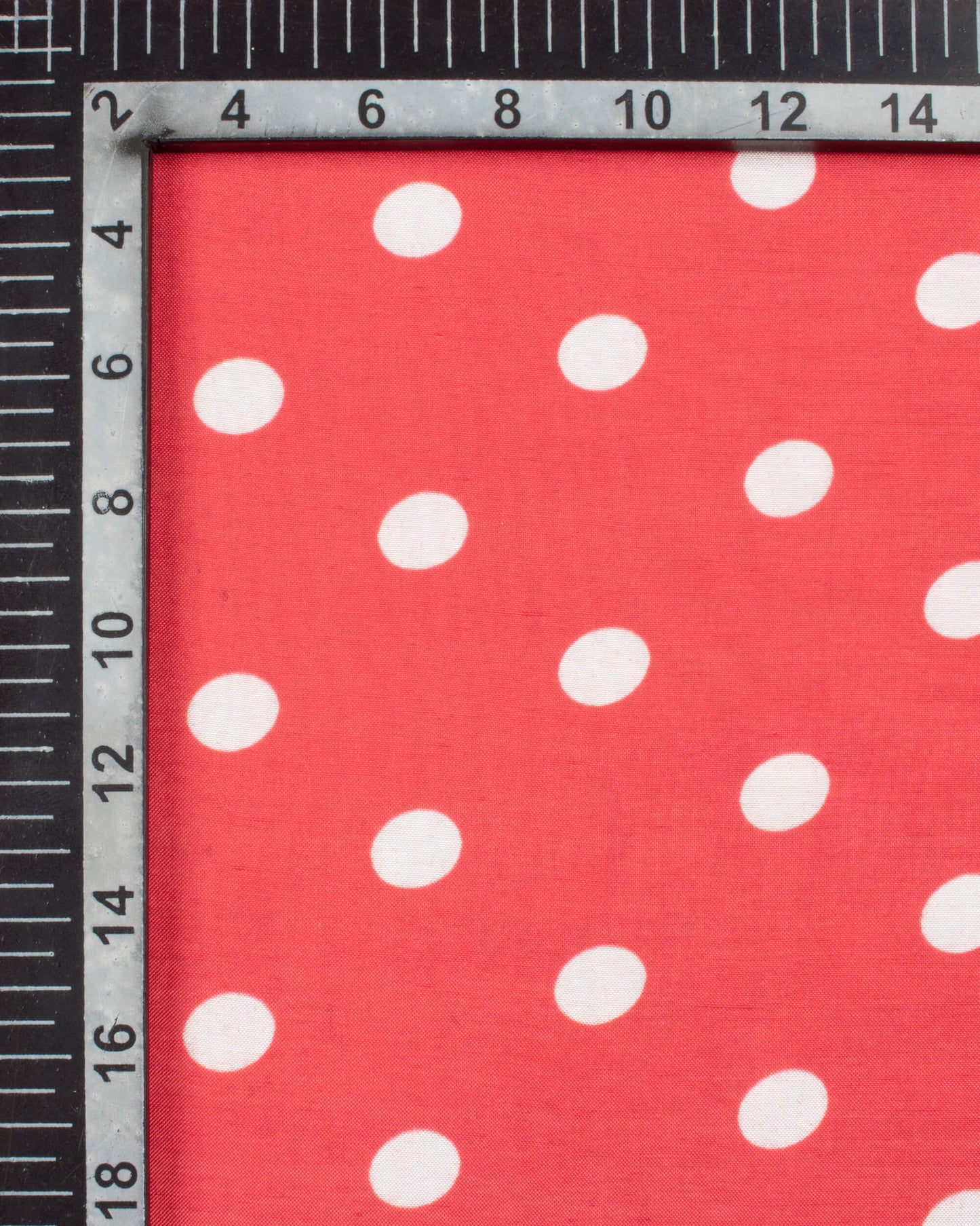 Red And White Polka Dots Pattern Digital Print Viscose Muslin Stole