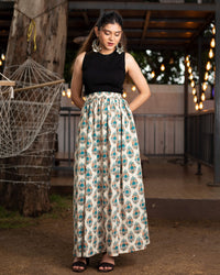 Mugal Printed Skirt