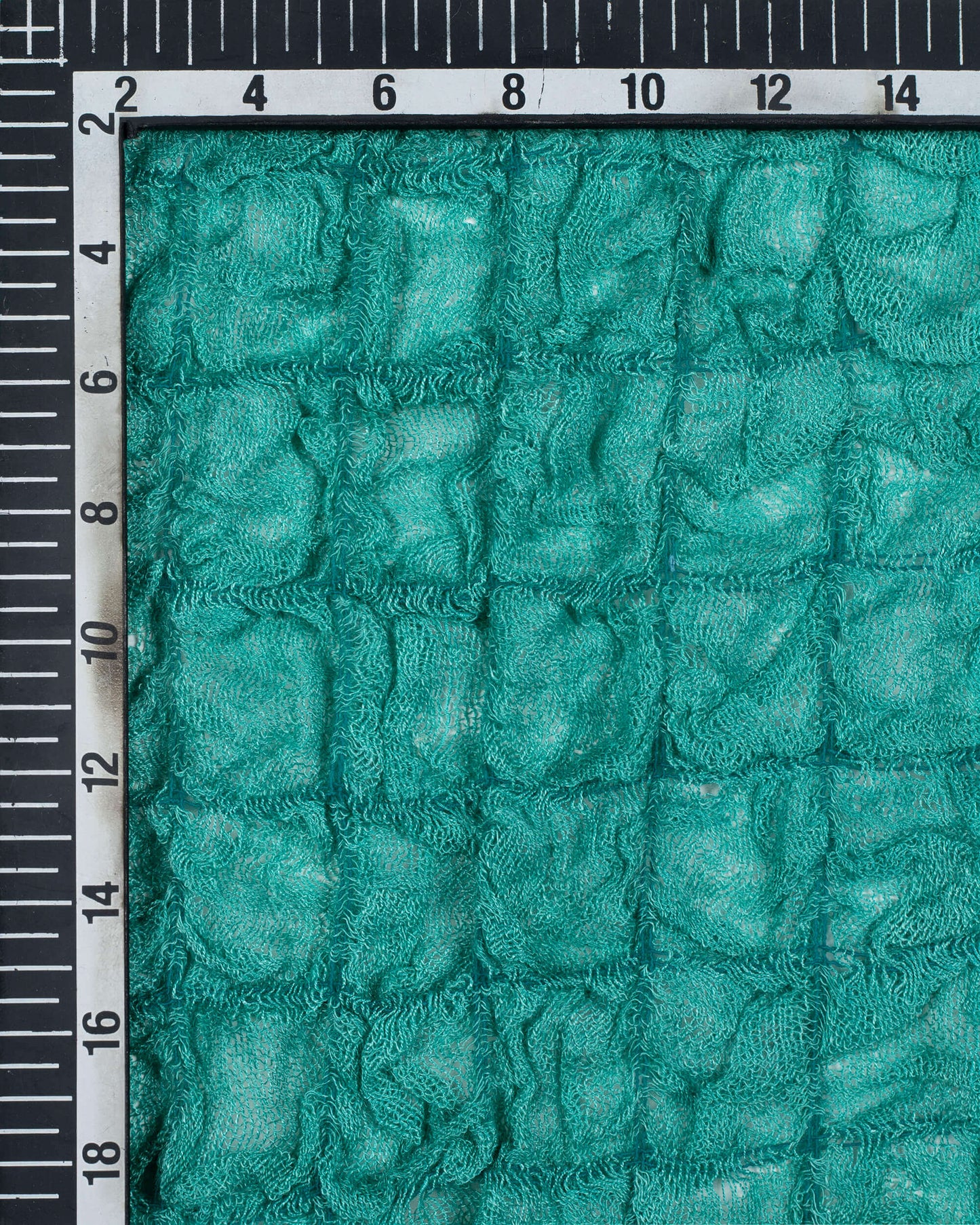 Turquoise Plain Woven Bhagalpuri Strechable Linen Stole - Fabcurate