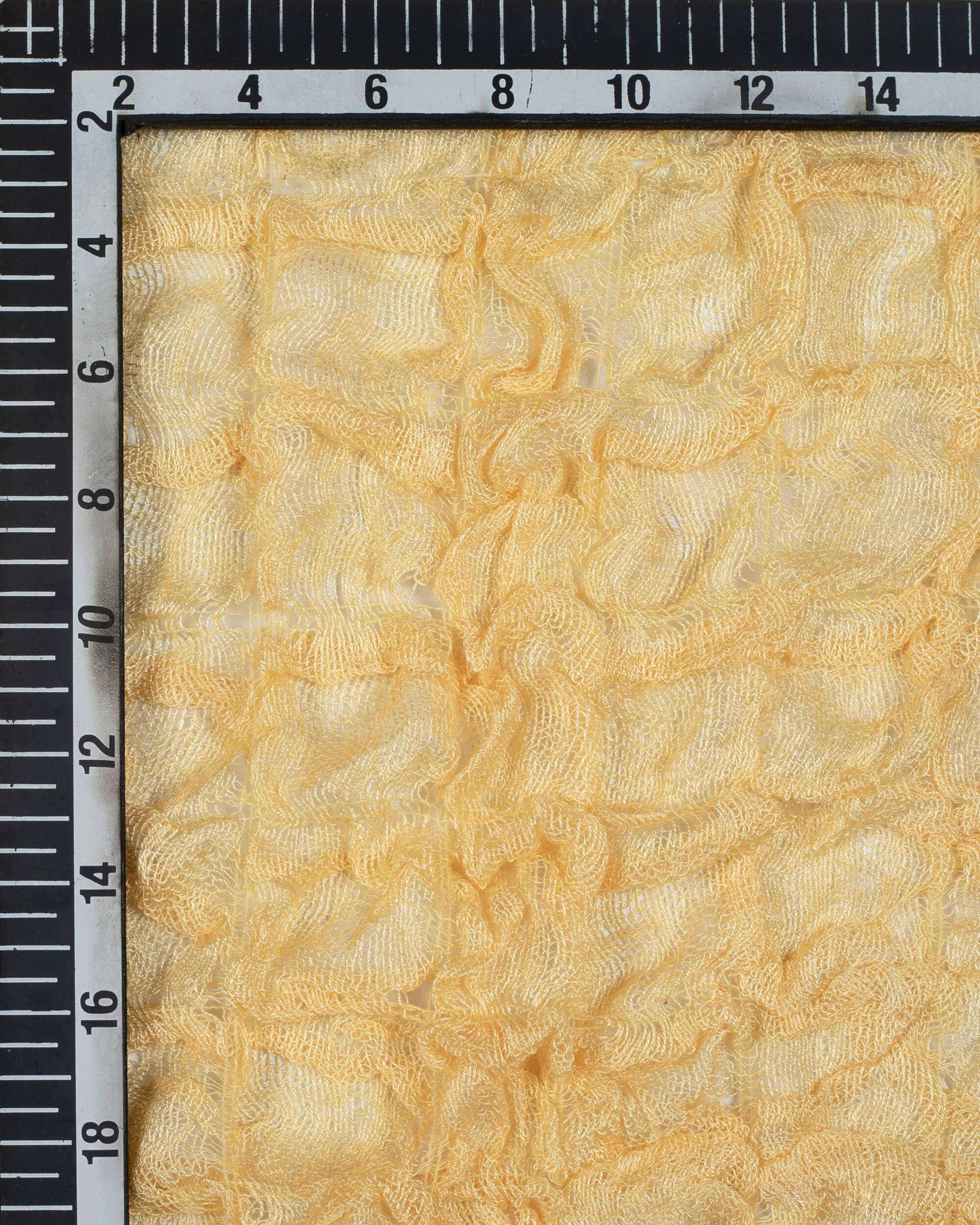 Mellow Yellow Plain Woven Bhagalpuri Strechable Linen Stole - Fabcurate