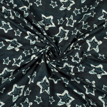 Trendy Star Digital Print Rayon Fabric