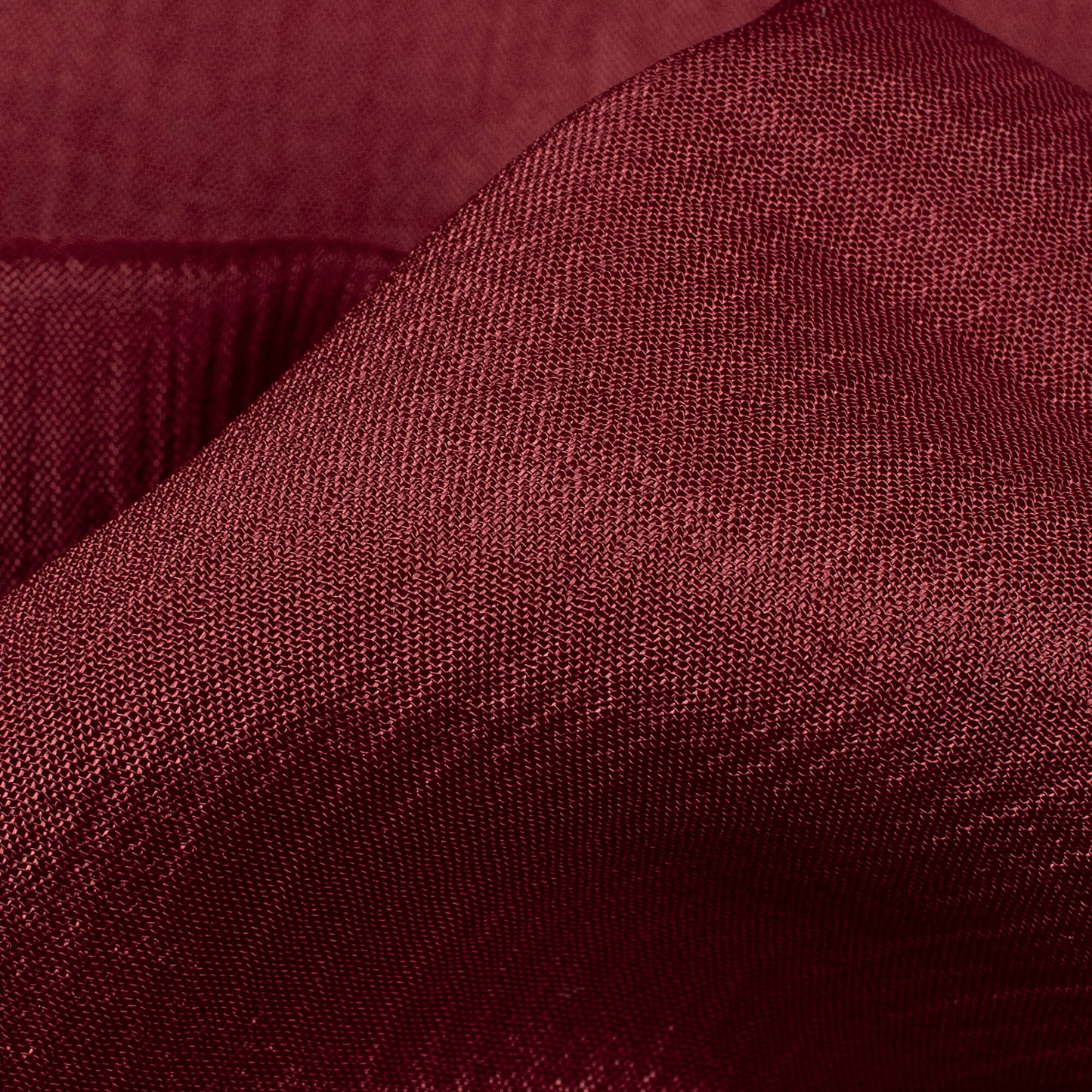 Burgundy Plain Pure Chinnon Chiffon Fabric