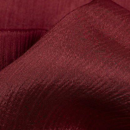 Burgundy Plain Pure Chinnon Chiffon Fabric