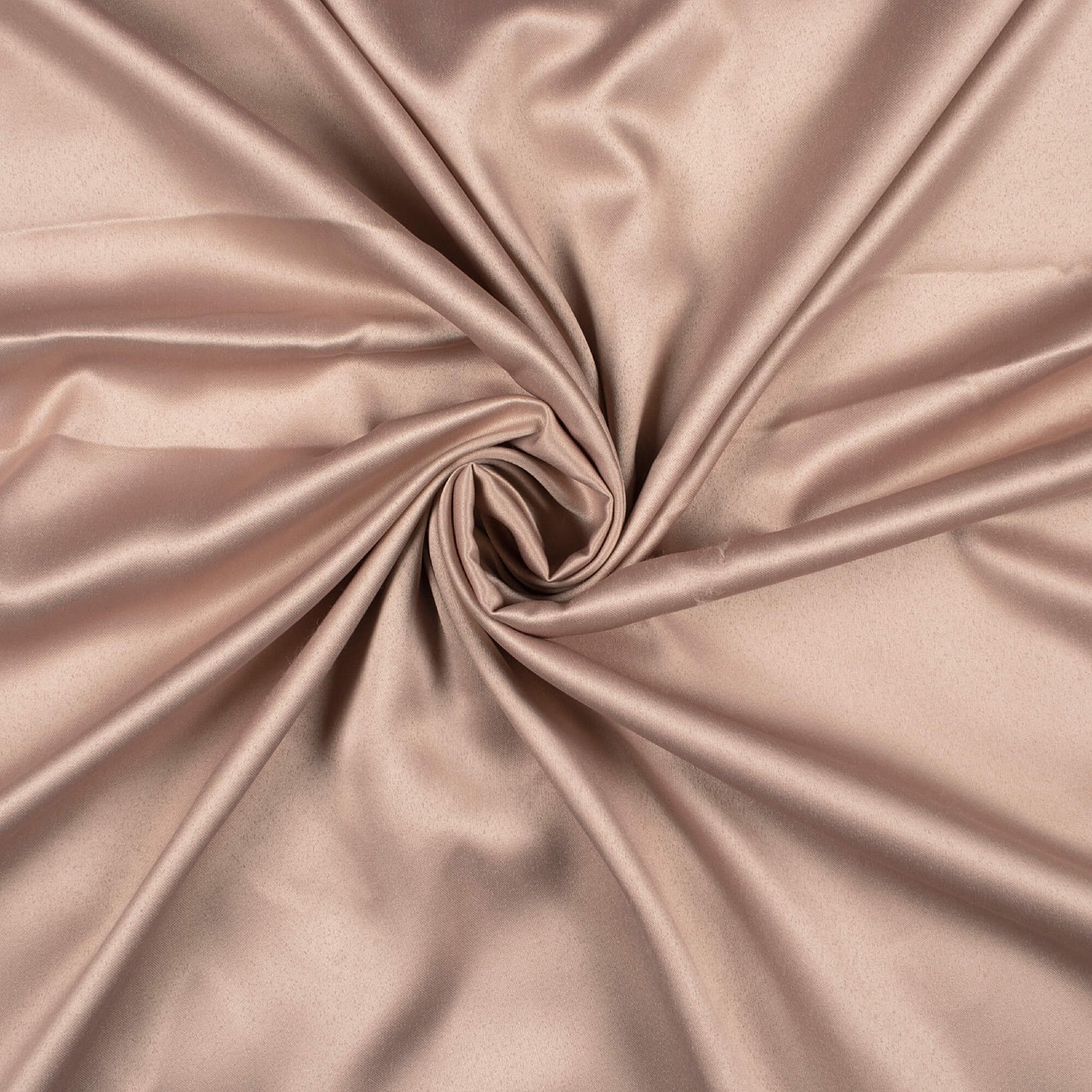 Light Brown Plain Charmeuse Satin Fabric (Width 50 Inches)