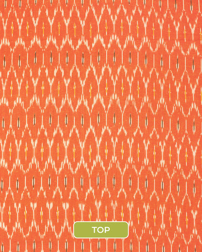 Pochampally Ikat Weave Cotton 3PC Unstiched Suit Set