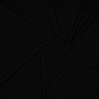 Black Plain Georgette Fabric