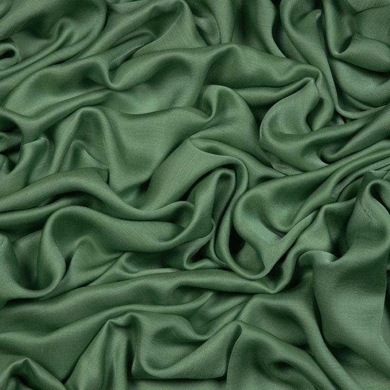 Green Plain Modal Satin Fabric