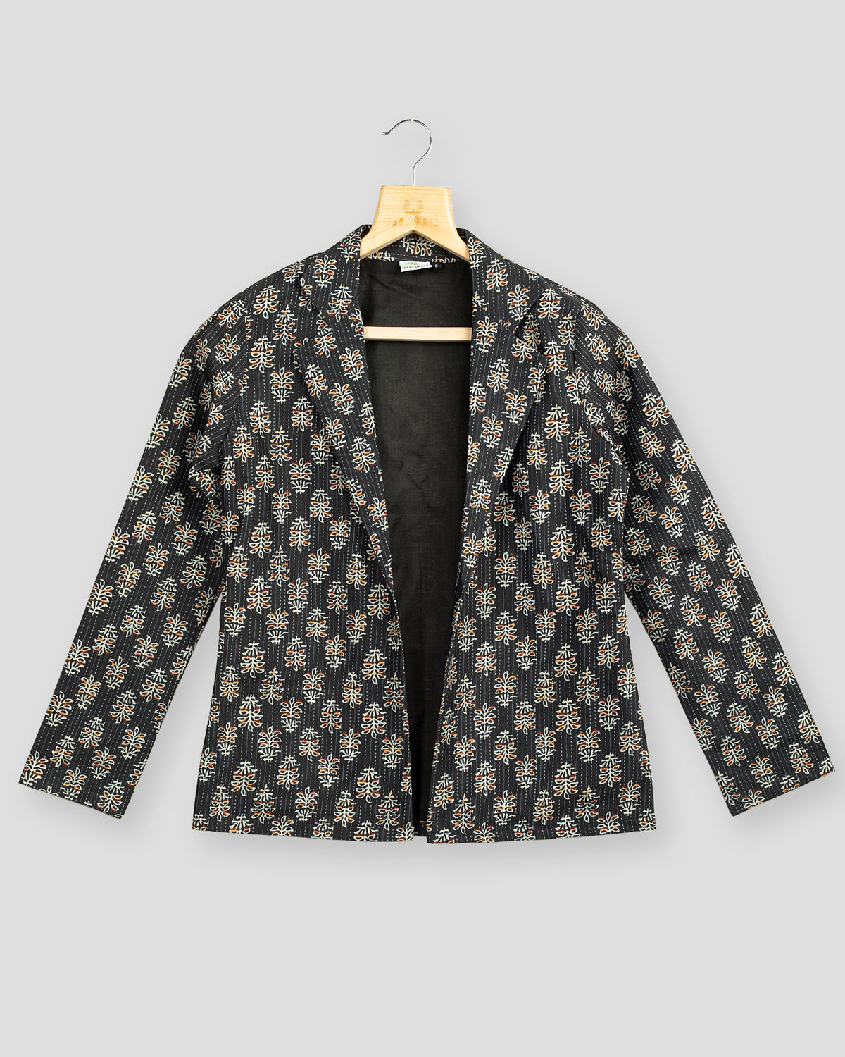 Ajrakh Pattern Notch Lapel Jacket